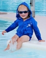 Baby Banz - dětské sluneční brýle KIDZ maskáčové modré 2-5 let 