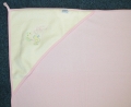 Canpol Babies Froté ručník s kapucí velký 80cm x95cm růžový 