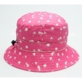 Baby Banz - klobouček s UV BABY Bubzee růžový - palmy 